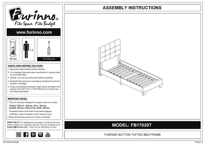 Furinno FB17020T Assembly instructions Furinno FB17020T Assembly instructions