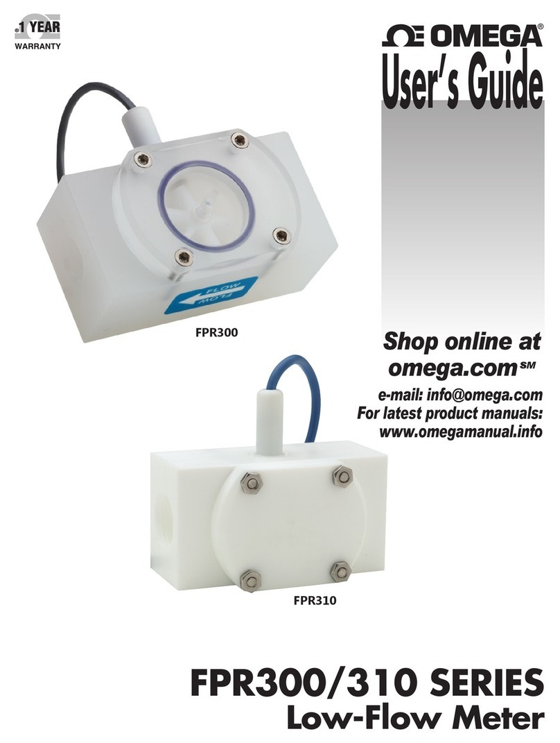 Omega FPR310 Series user guide Omega FPR310 Series user guide