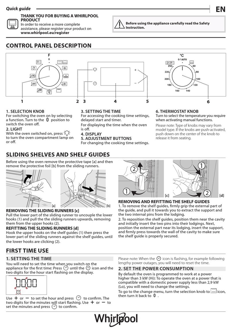 Whirlpool W4 OMK58RU1BA quick guide