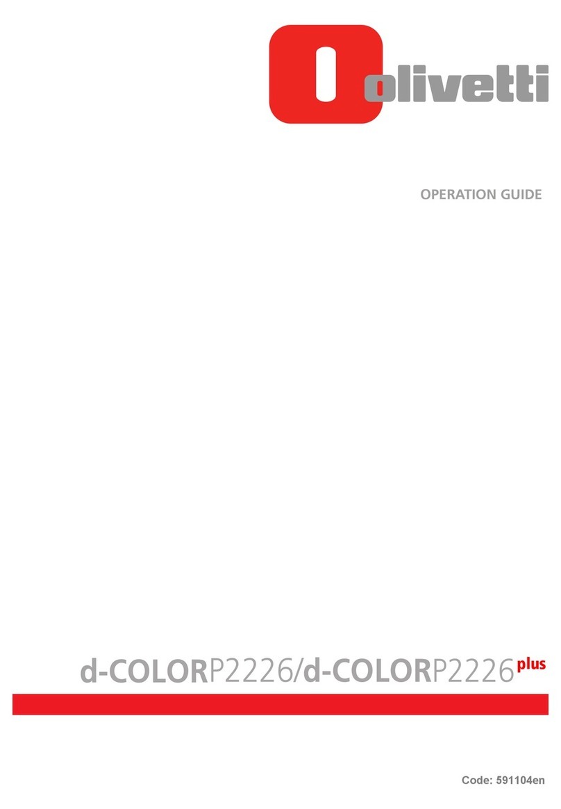 Olivetti d-COLOR P2226 User manual