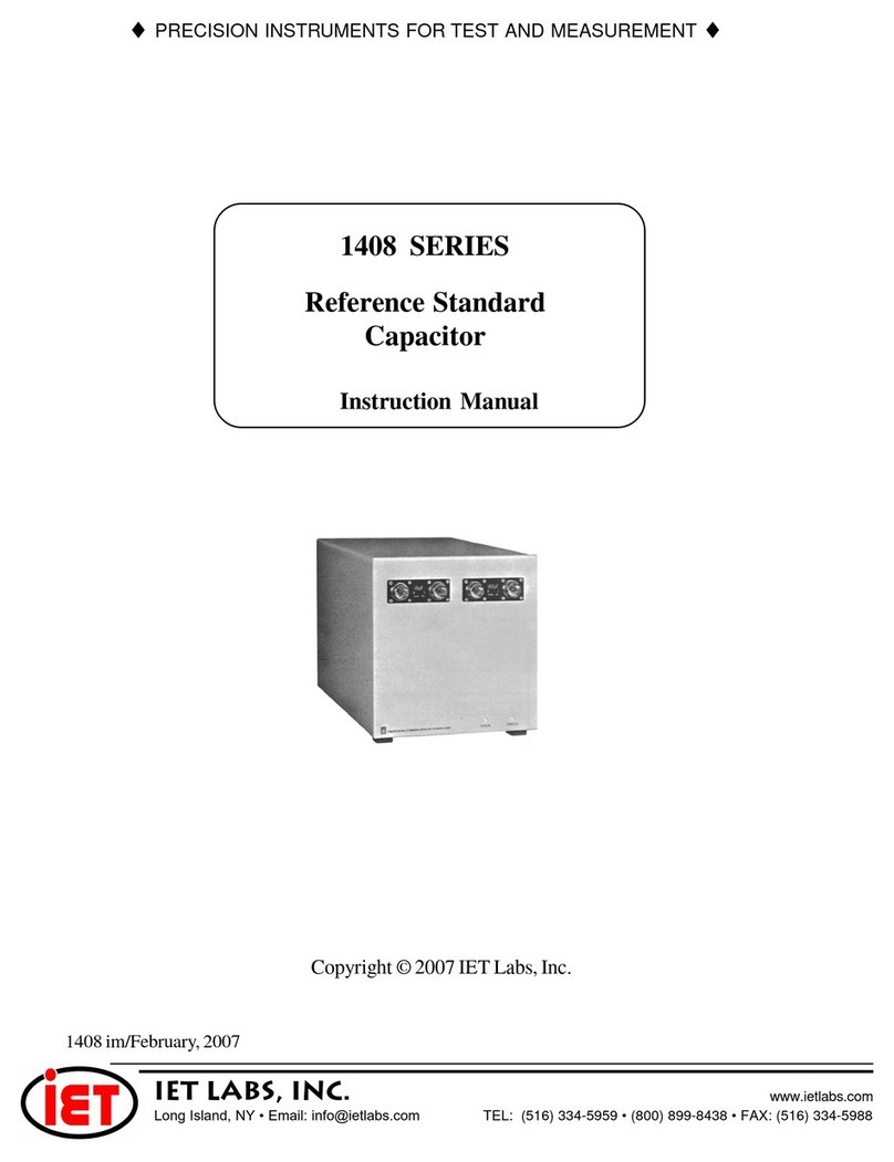 IET Labs 1408 Series instruction manual