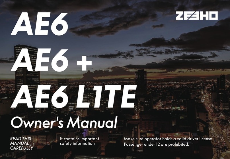 CF MOTO ZEEHO AE6 owner's manual