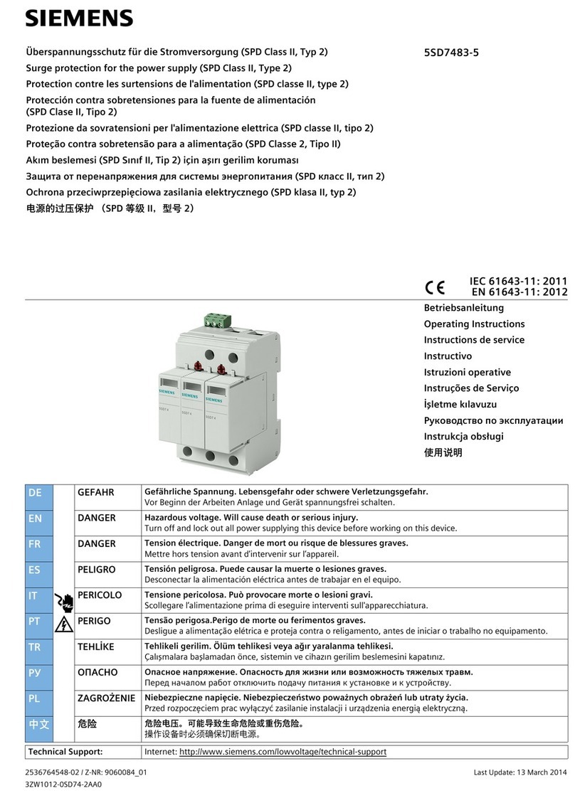 Siemens 5SD7483-5 User manual
