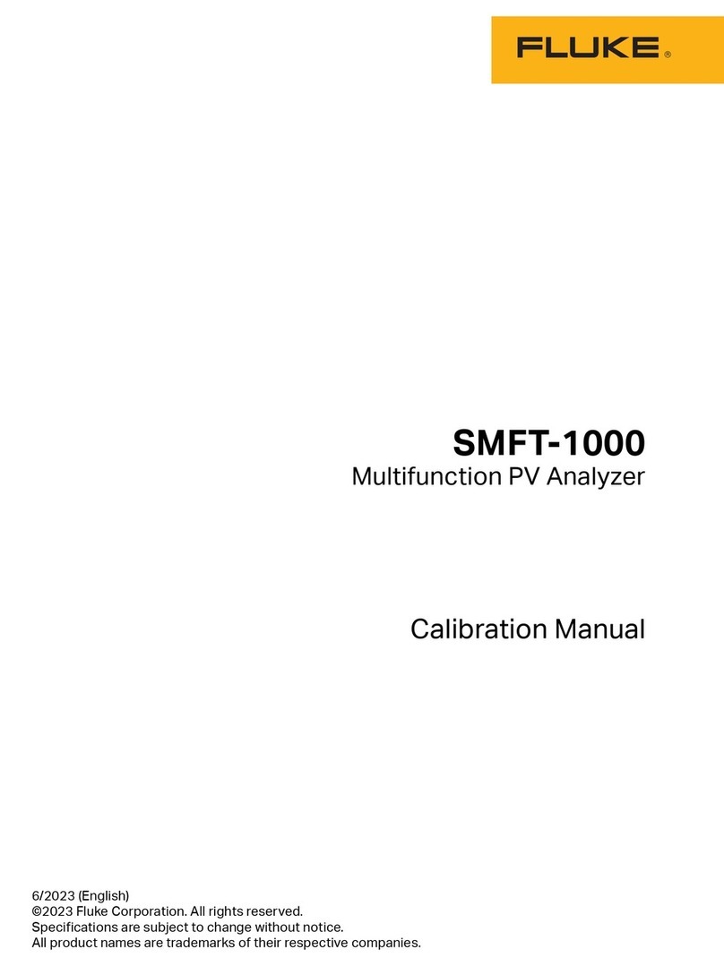 Fluke SMFT-1000 Use and care manual