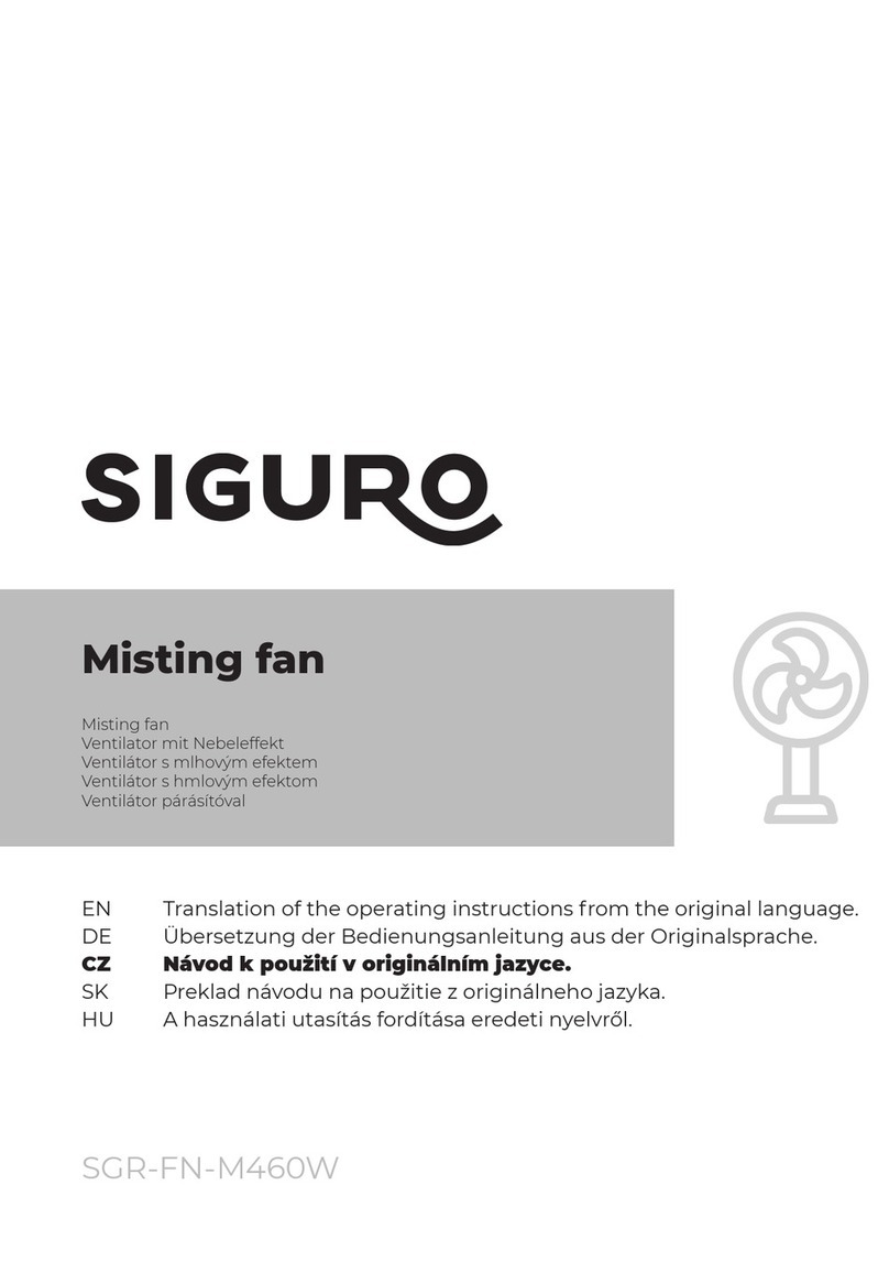 SIGURO SGR-FN-M460W Operating instructions