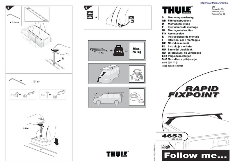Thule 4653 Fitting instructions