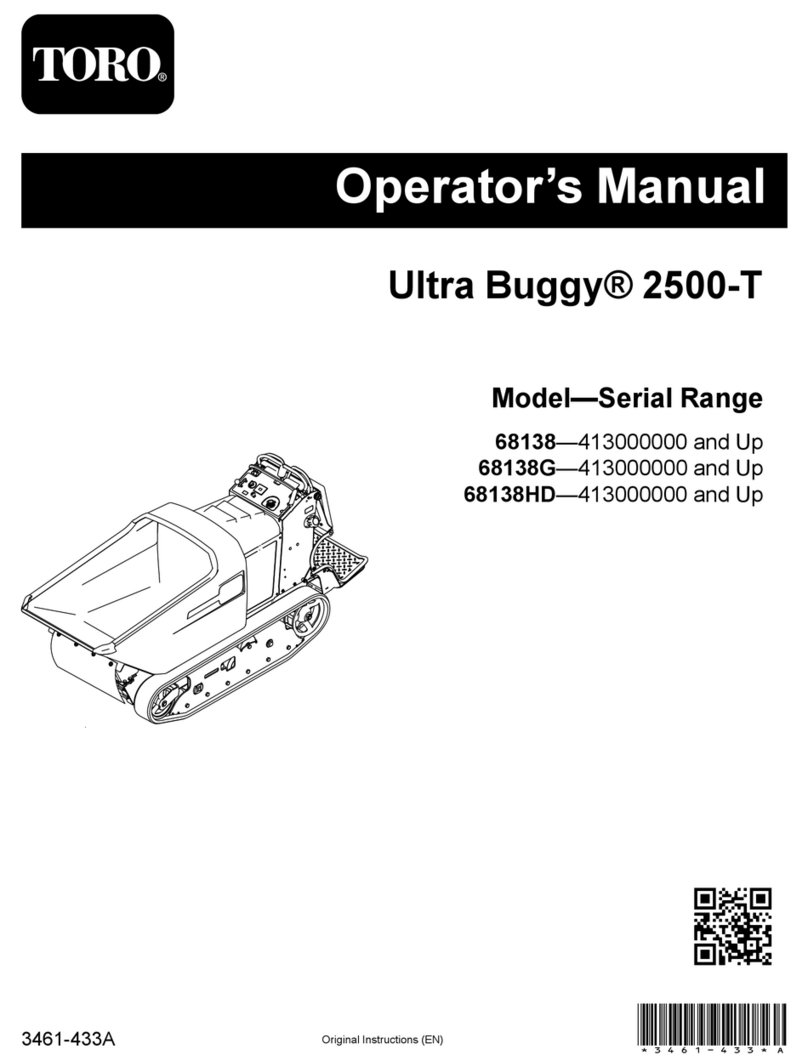 Toro Ultra Buggy 2500-T Operator's manual