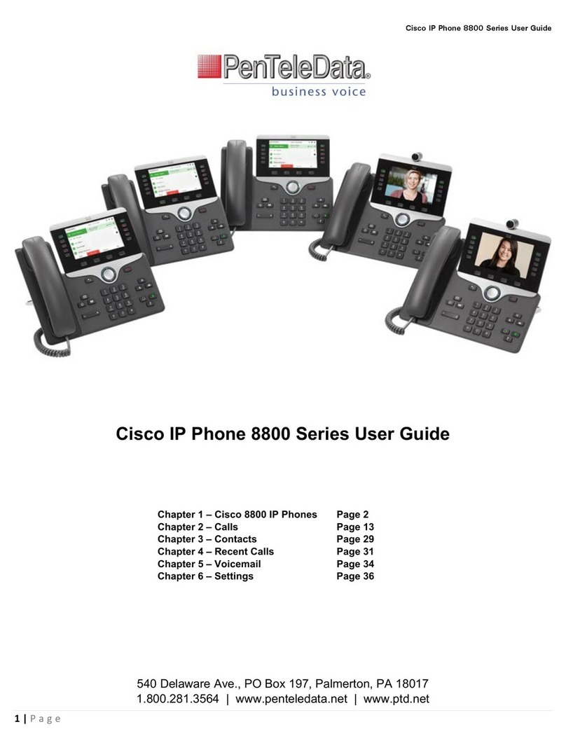 Cisco PenTeleData 8800 Series user guide