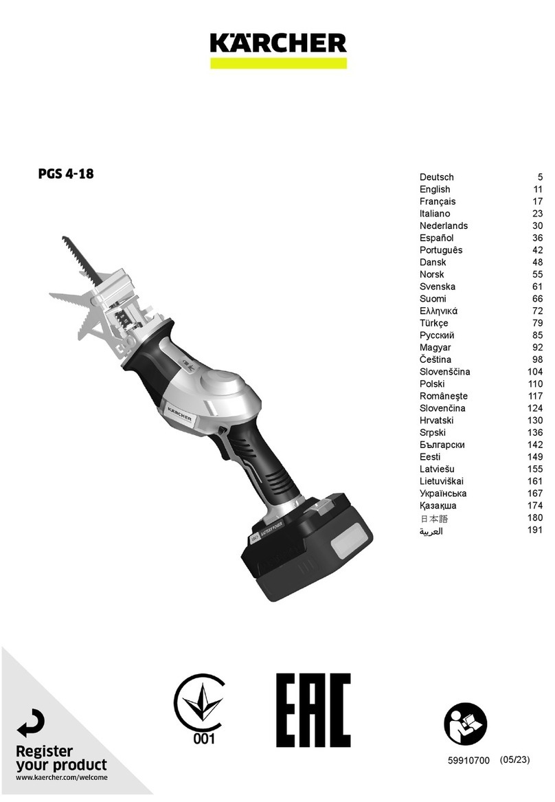 Kärcher PGS 4-18 User manual