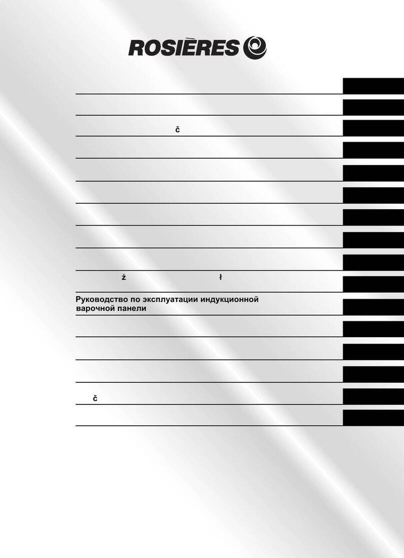 ROSIERES RI642C instruction manual