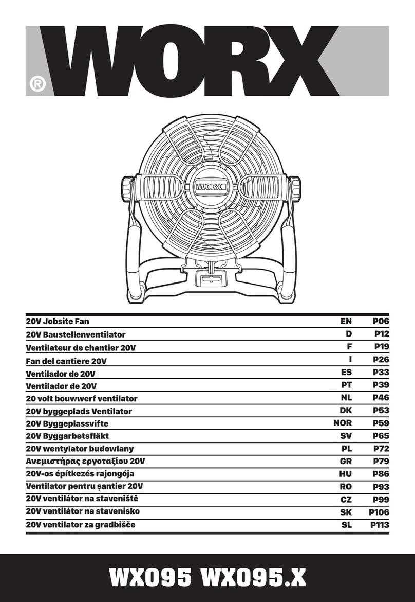 Worx WX095.X Series User manual