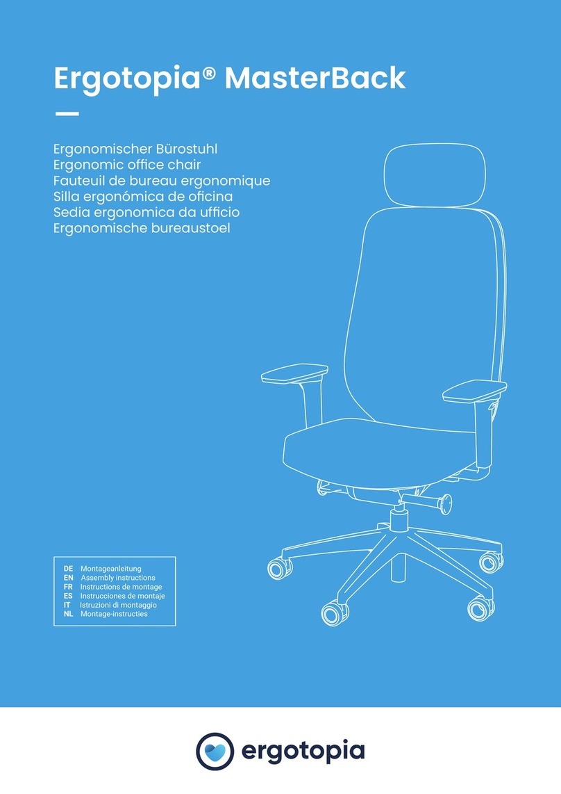 ergotopia MasterBack User manual