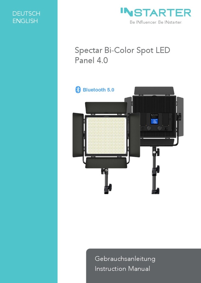 Starter Bi-Color Spot LED Panel 4.0 instruction manual