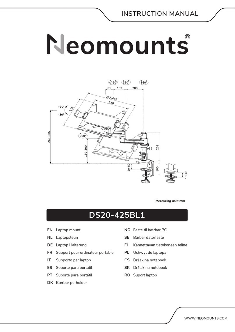 NeoMounts DS20-425BL1 User manual