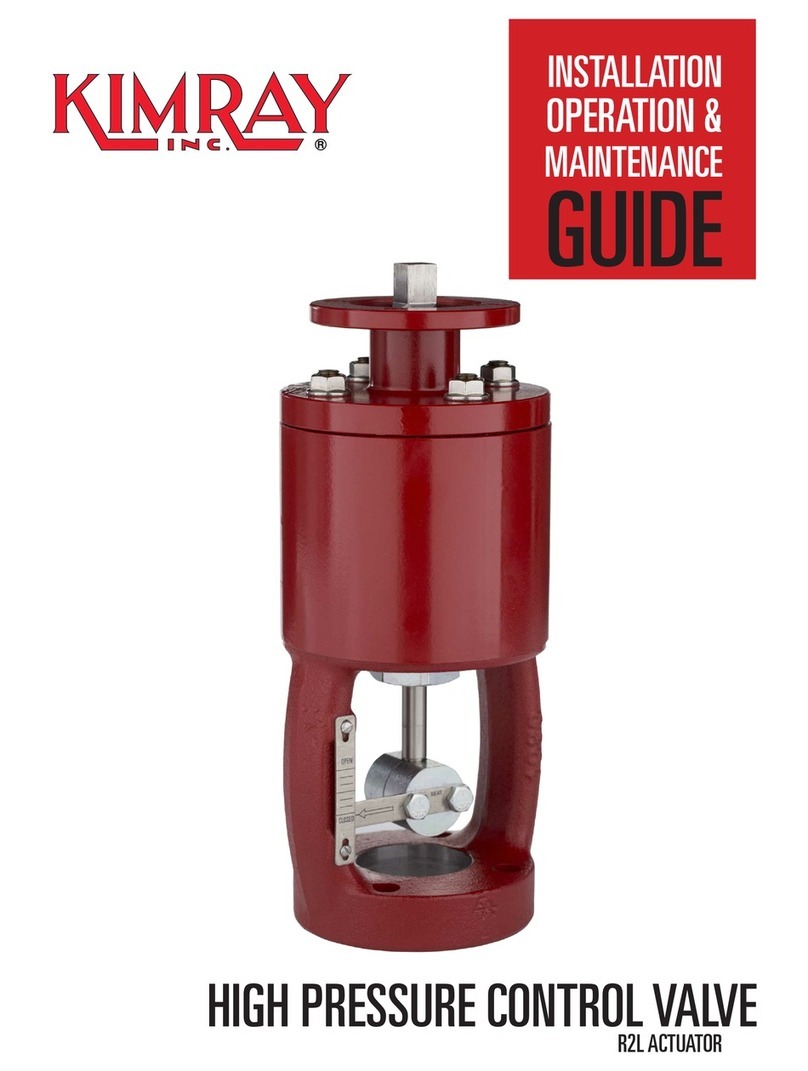 Kimray R2L Installation, operation, maintenance guide Kimray R2L Installation, operation, maintenance guide