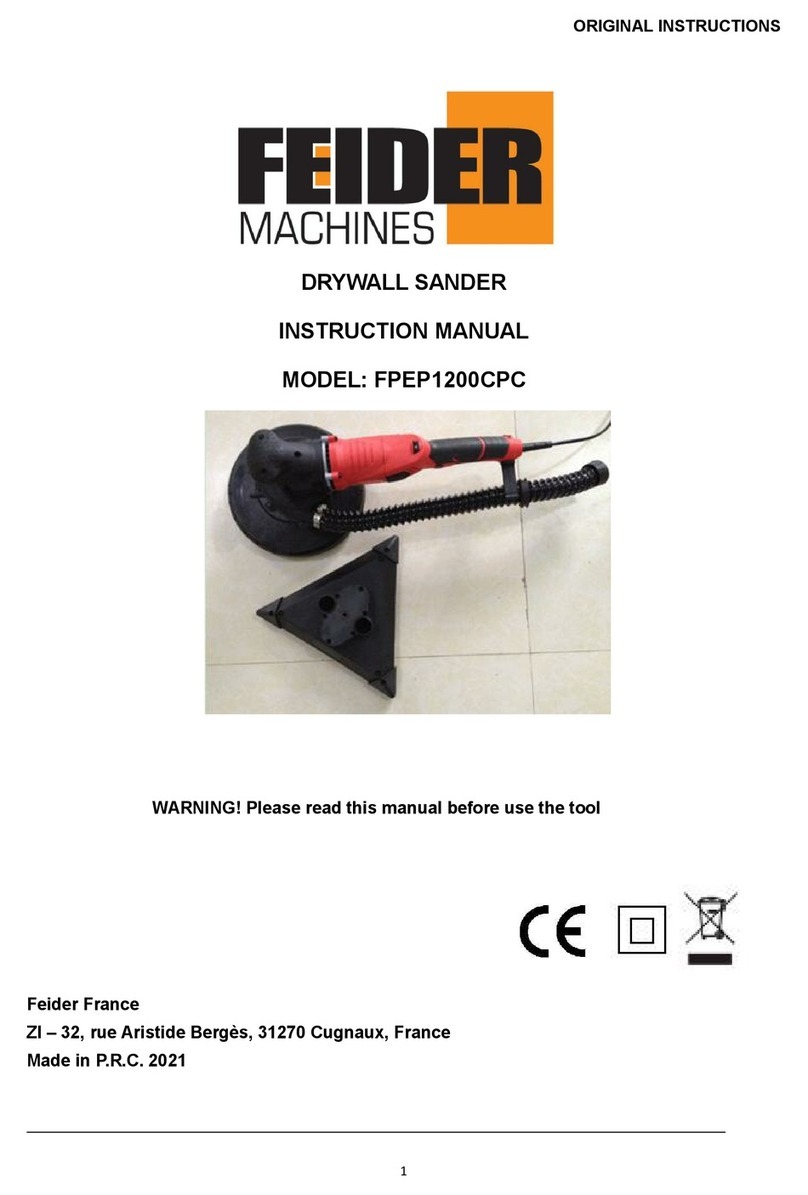Feider Machines FPEP1200CPC instruction manual