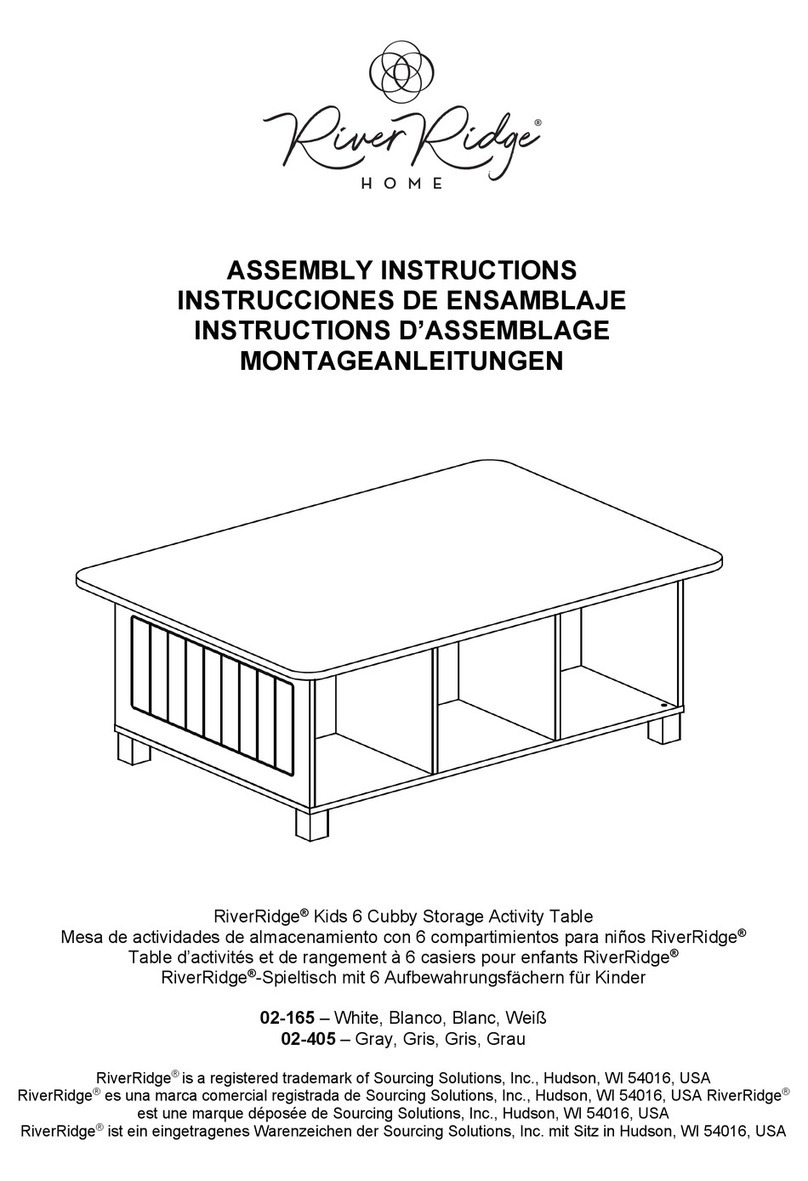 RiverRidge 02-165 User manual RiverRidge 02-165 User manual