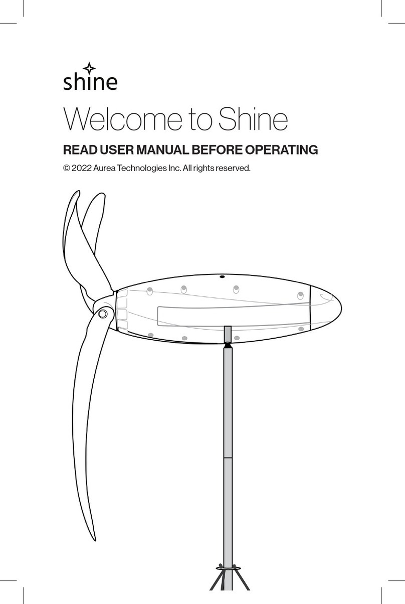 Aurea shine User manual
