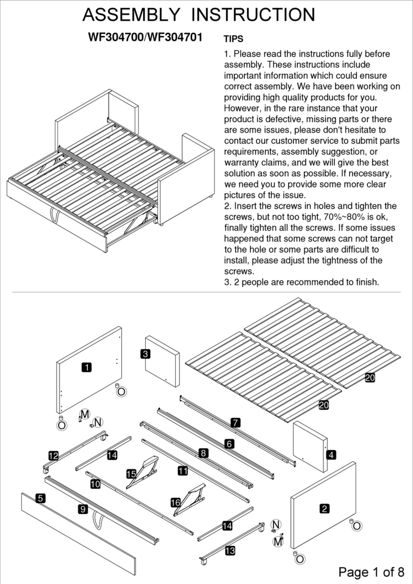 BED BATH & Beyond WF304700 User manual BED BATH & Beyond WF304700 User manual