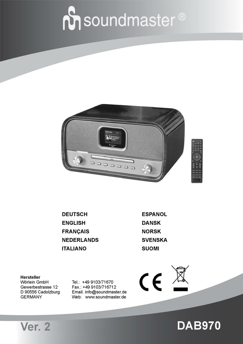 SOUNDMASTER DAB970 manual