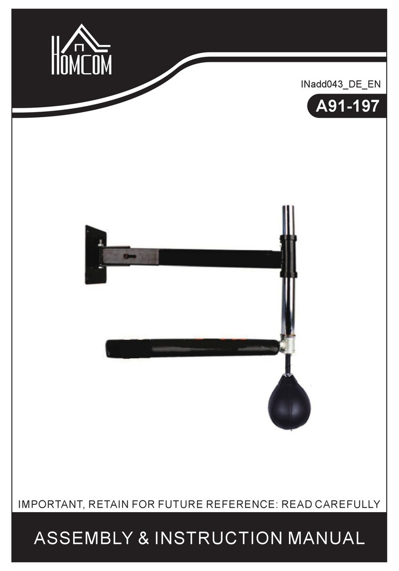 HOMCOM A91-197 Installation guide HOMCOM A91-197 Installation guide
