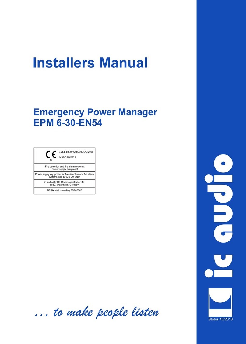 IC Audio EPM 6-30-EN54 User guide