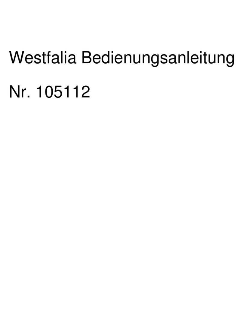Westfalia 22 70 74 User manual