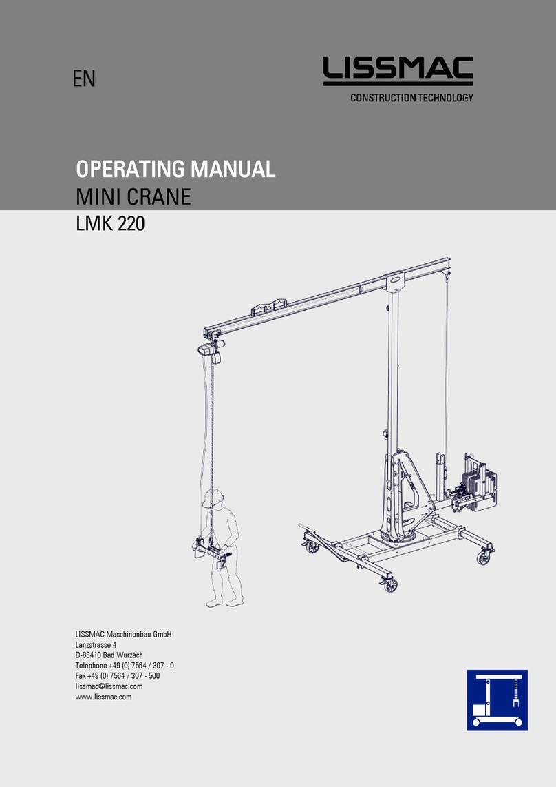 Lissmac LMK 220 operating manual