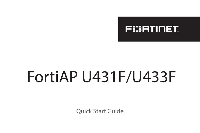 Fortinet FortiAP U431F User manual