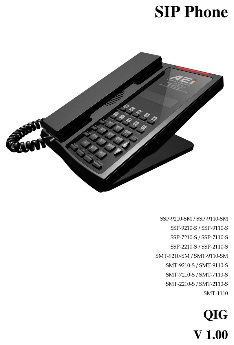 AEI COMMUNICATIONS SMT-1110 QIG