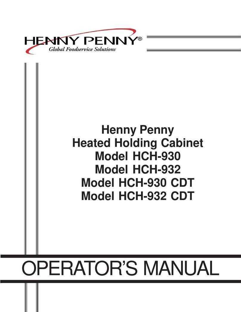 Henny Penny HCH-930 CDT Operator's manual