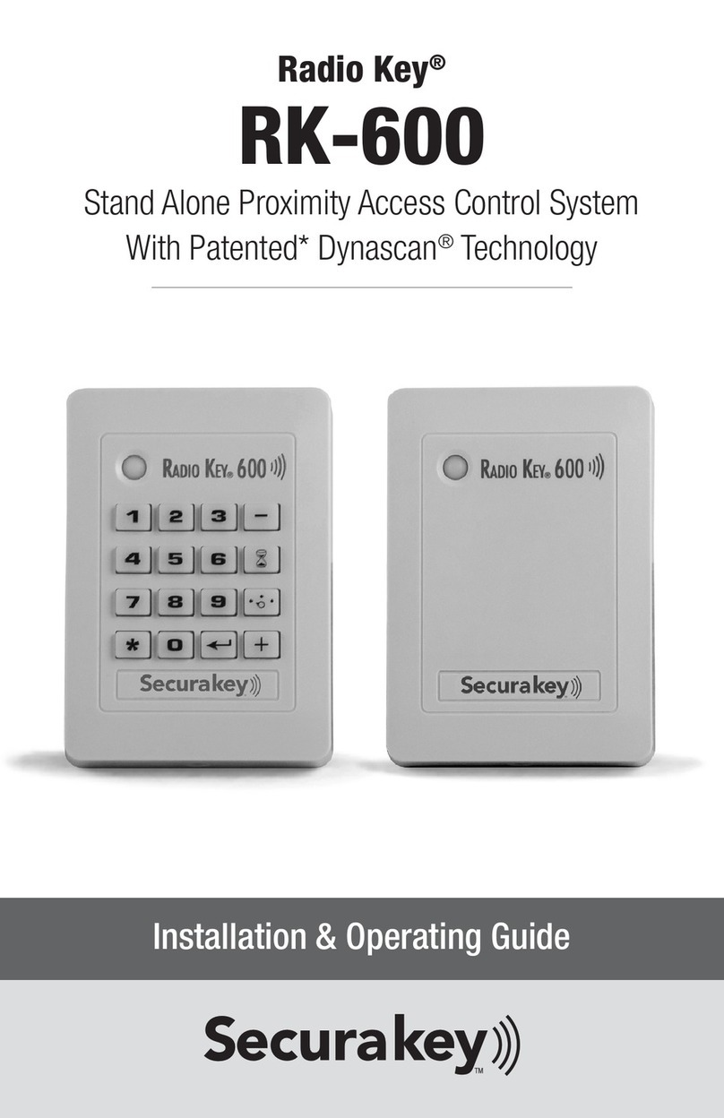 Securakey Radio Key RK-600 Installation & operating guide Securakey Radio Key RK-600 Installation & operating guide