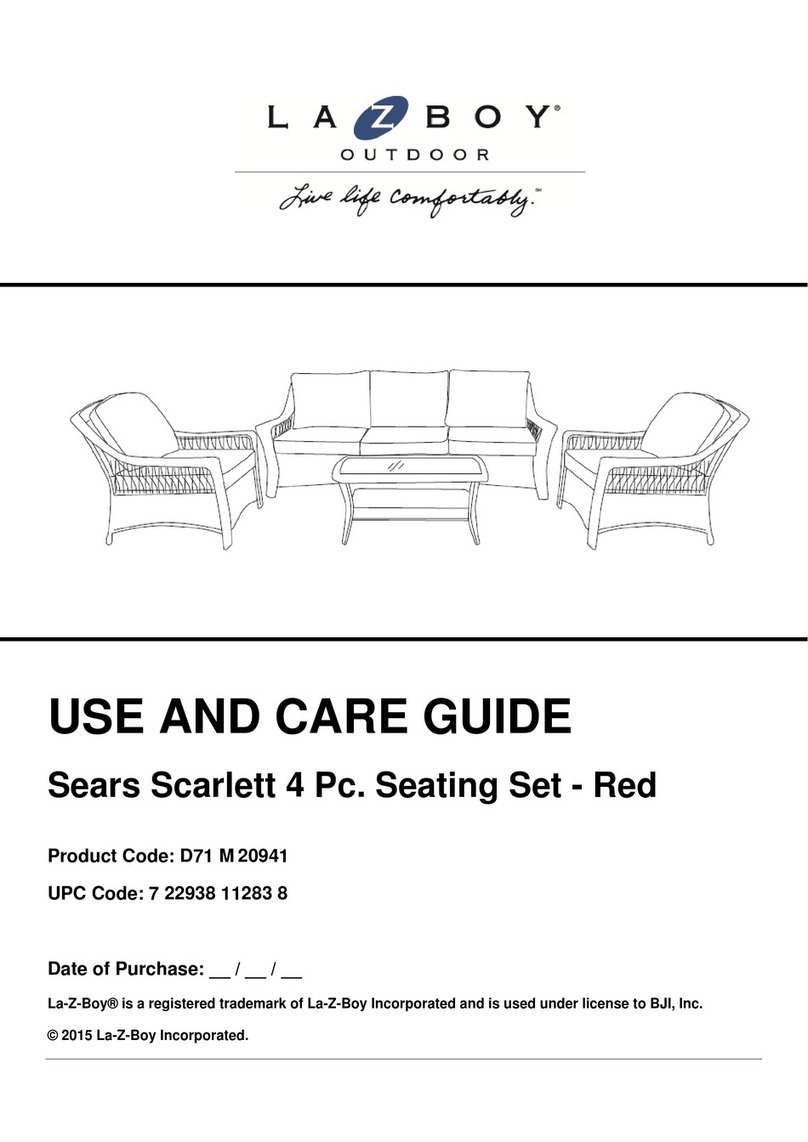 LAZBOY Sears Scarlett D71 M 20941 User manual
