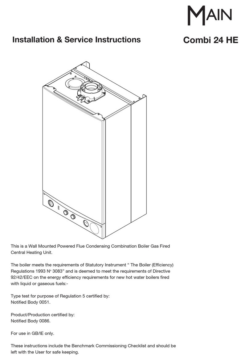 Main Combi 24 HE Installation and maintenance instructions