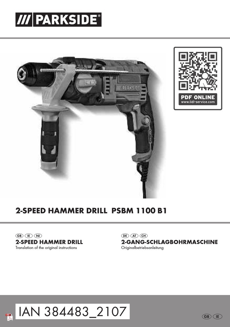 Parkside PSBM 1100 B1 User manual