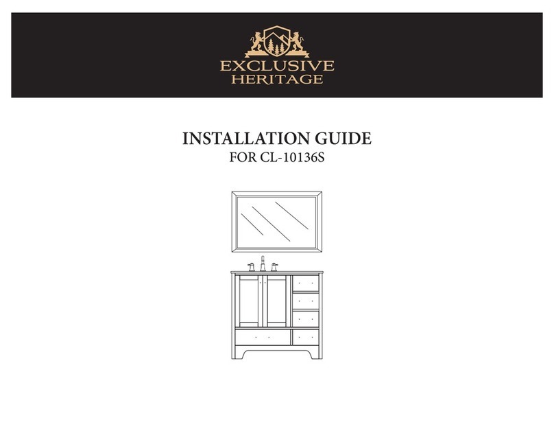 Exclusive Heritage CL-10136S-WMCG installation guide