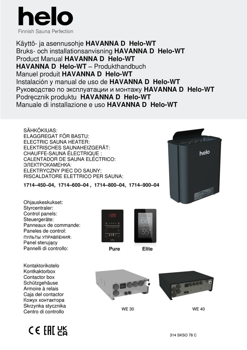 Helo WE 30 product manual