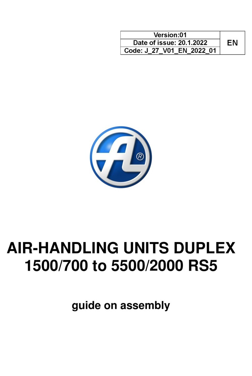 Airflow DUPLEX RS5 1500/ 700 GUIDE ON ASSEMBLY