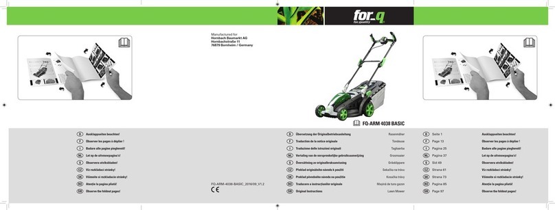 Hornbach FQ-ARM 4038 BASIC Original instructions