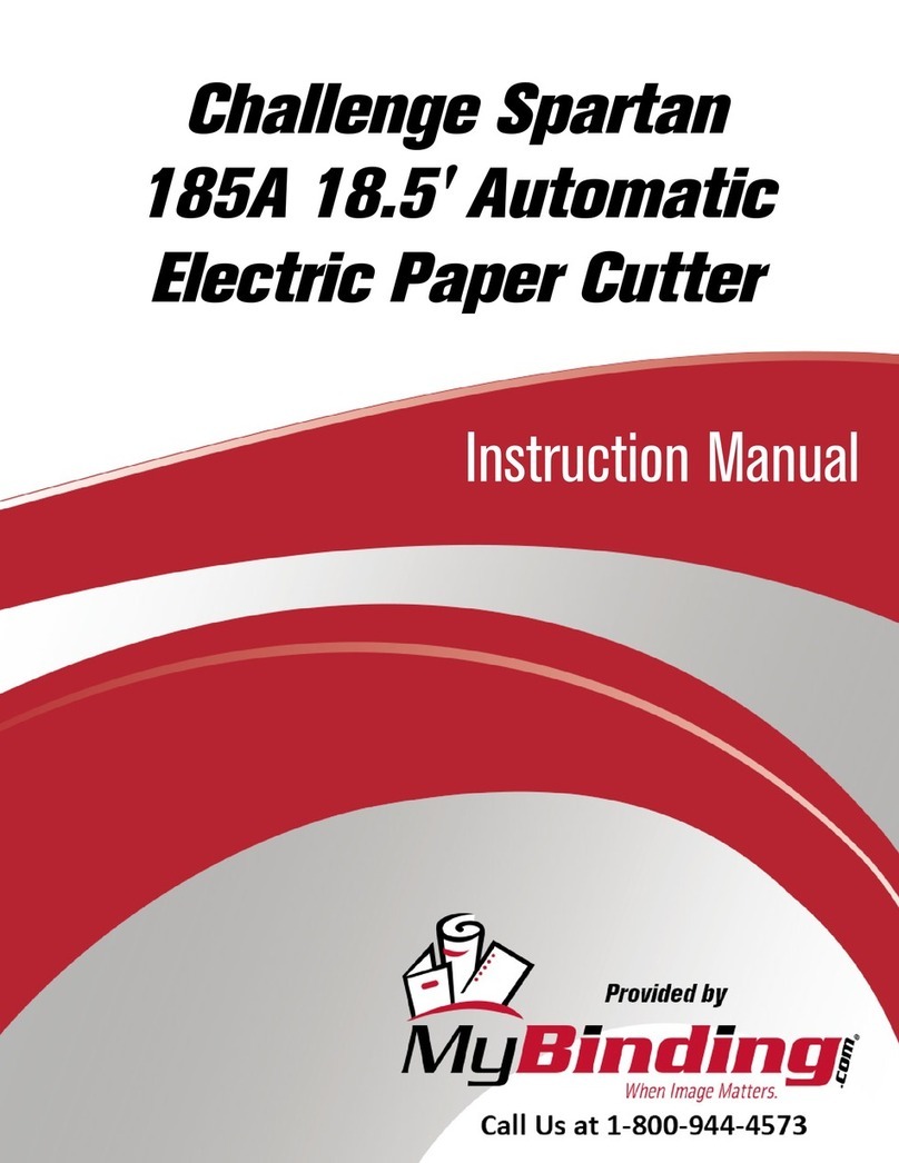 Challenge SPARTAN 185A User manual