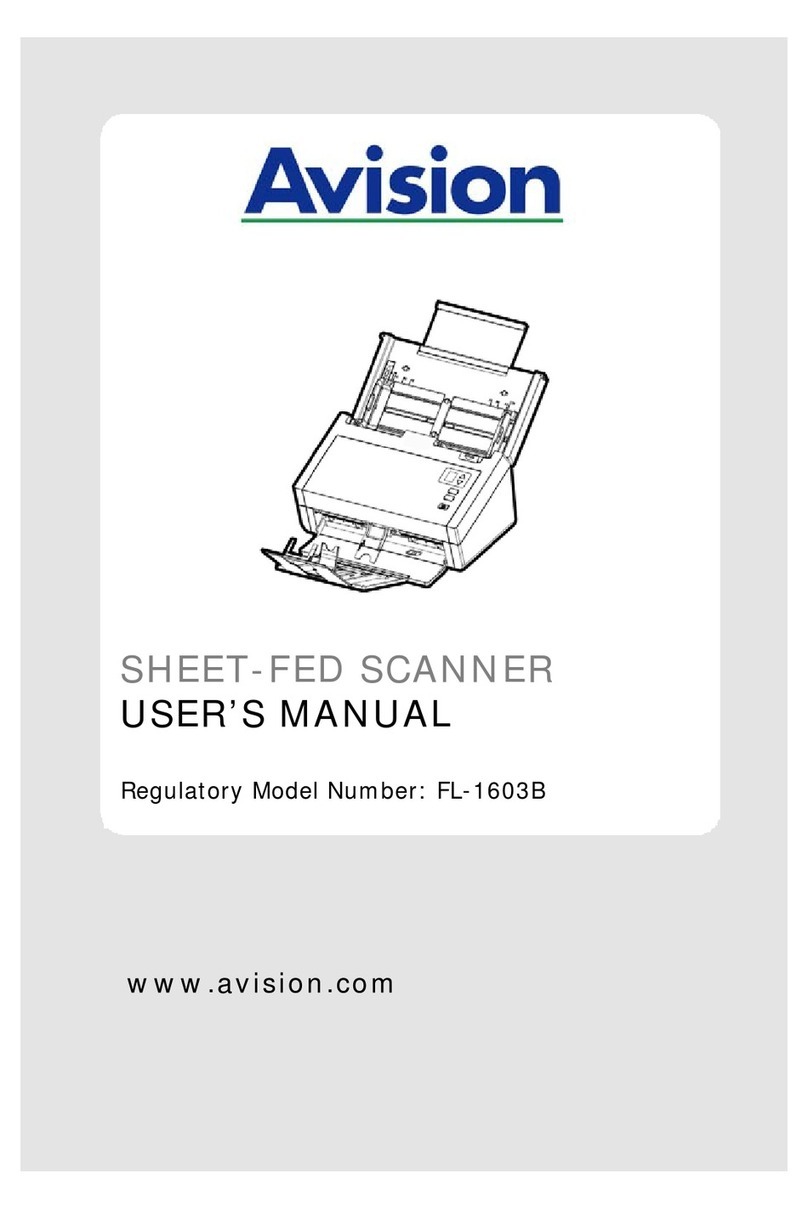 Avision FL-1603B User manual