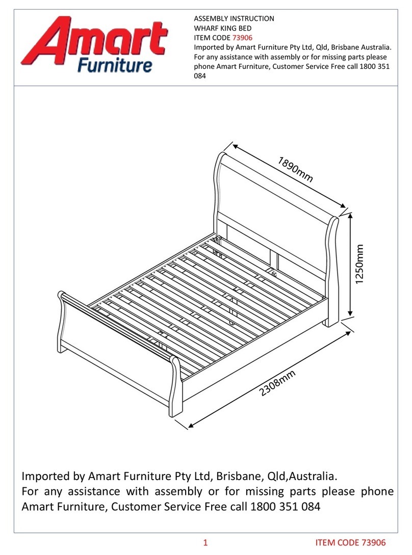 Amart Furniture WHARF 73906 Assembly instruction Amart Furniture WHARF 73906 Assembly instruction