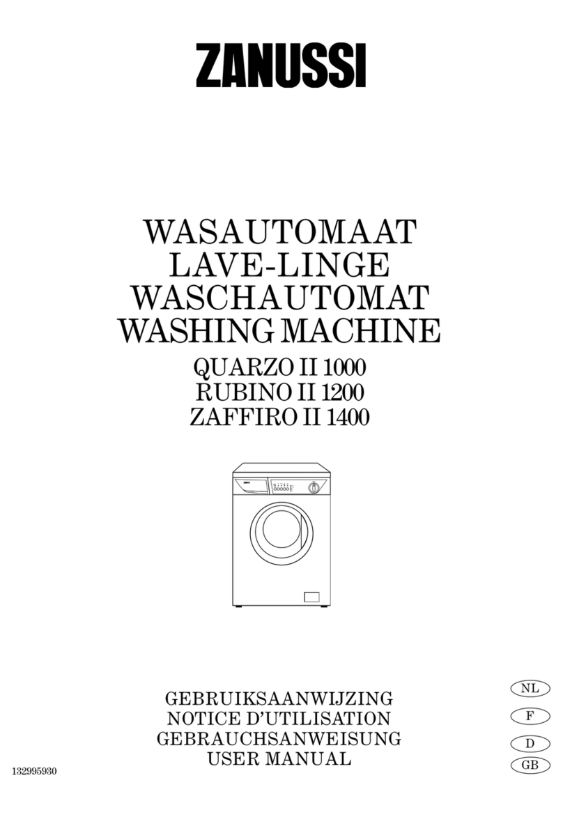 Zanussi QUARZO II 1000 User manual