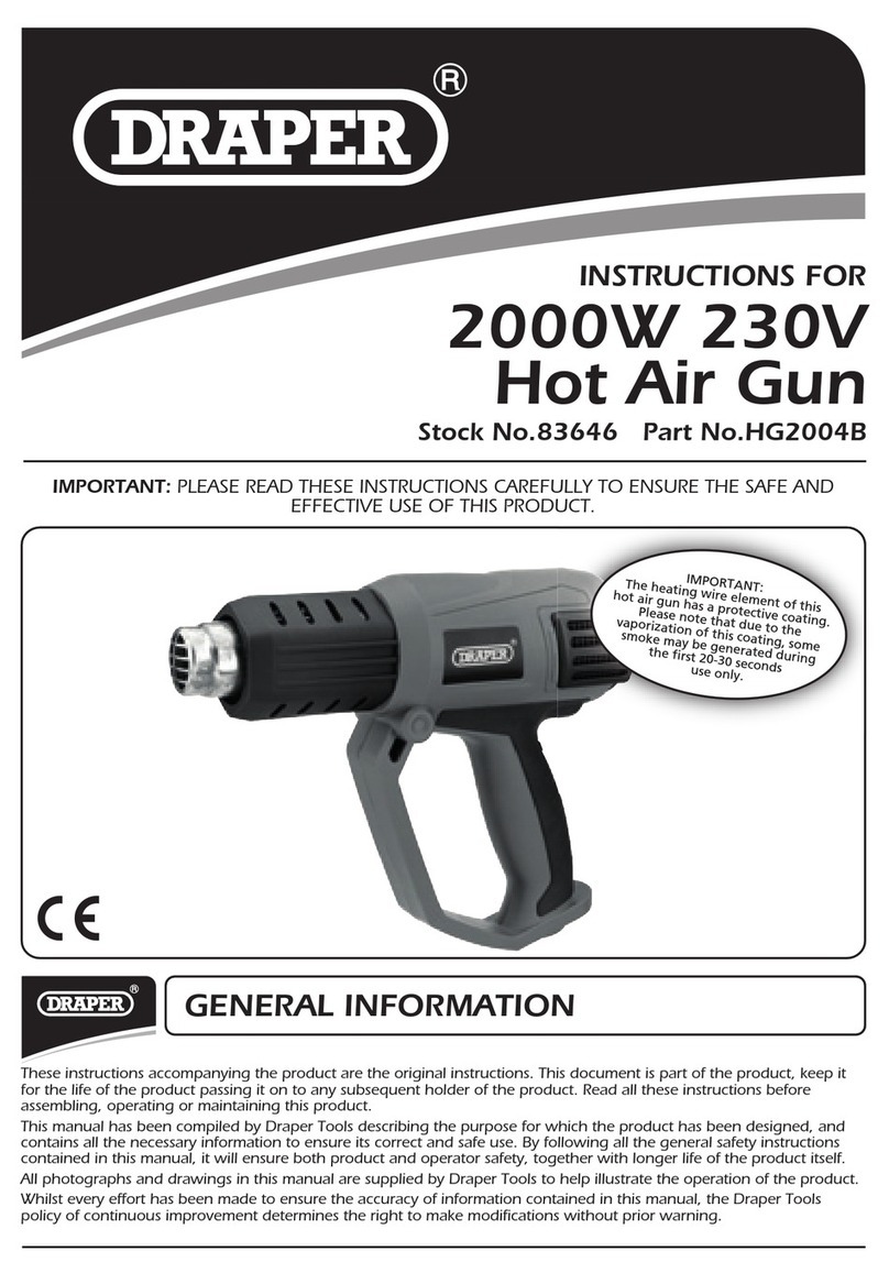 Draper HG2004B User manual