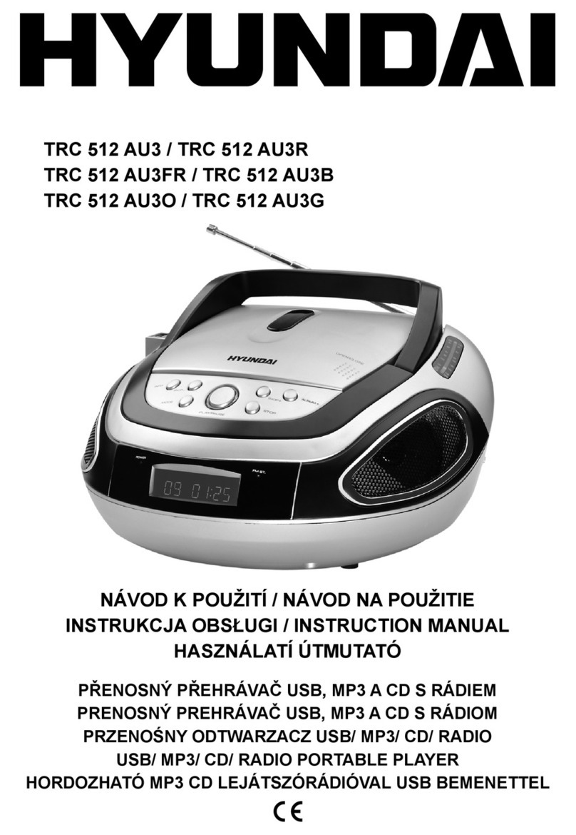 Hyundai TRC 512 AU3B instruction manual