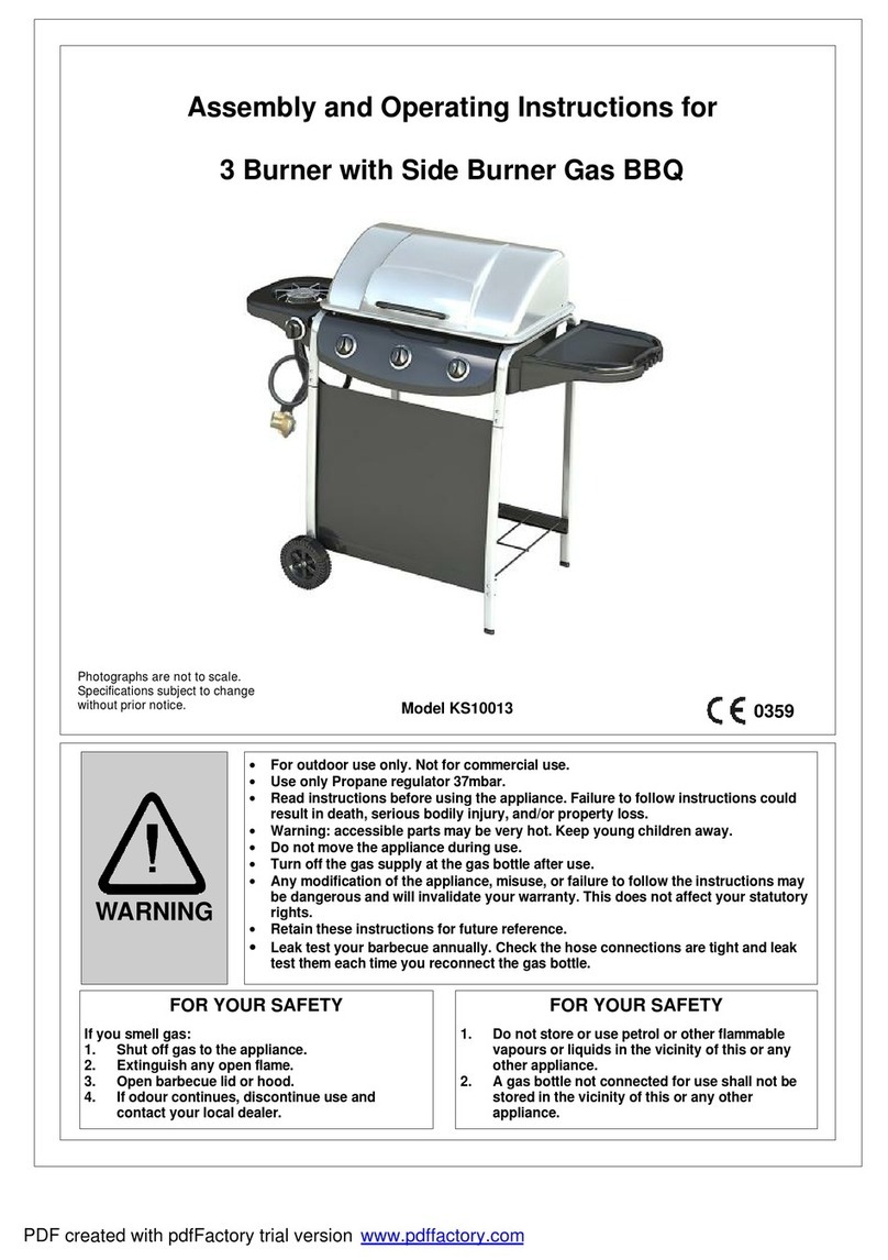 Argos KS10013 Assembly and operating instructions