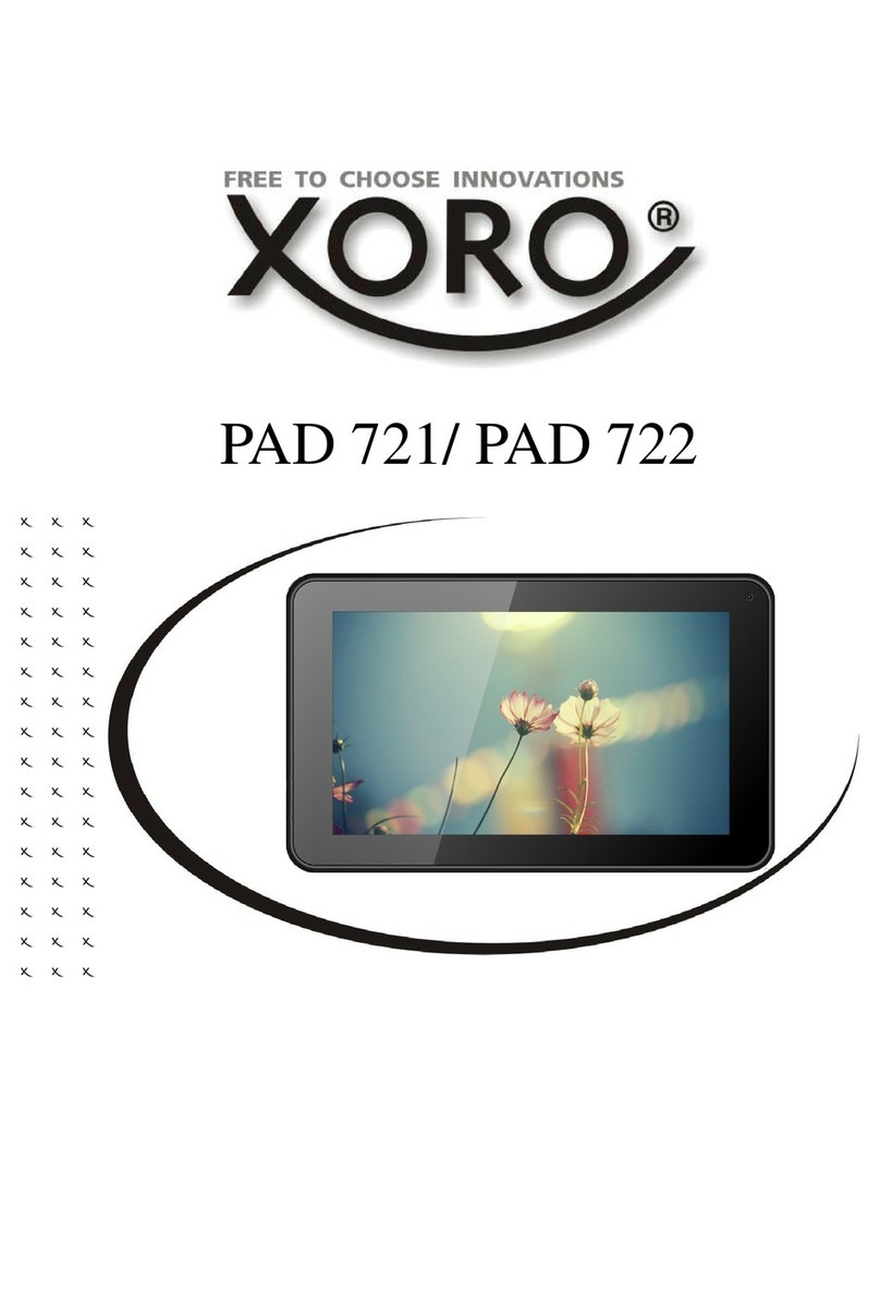 Xoro PAD 721 User manual Xoro PAD 721 User manual