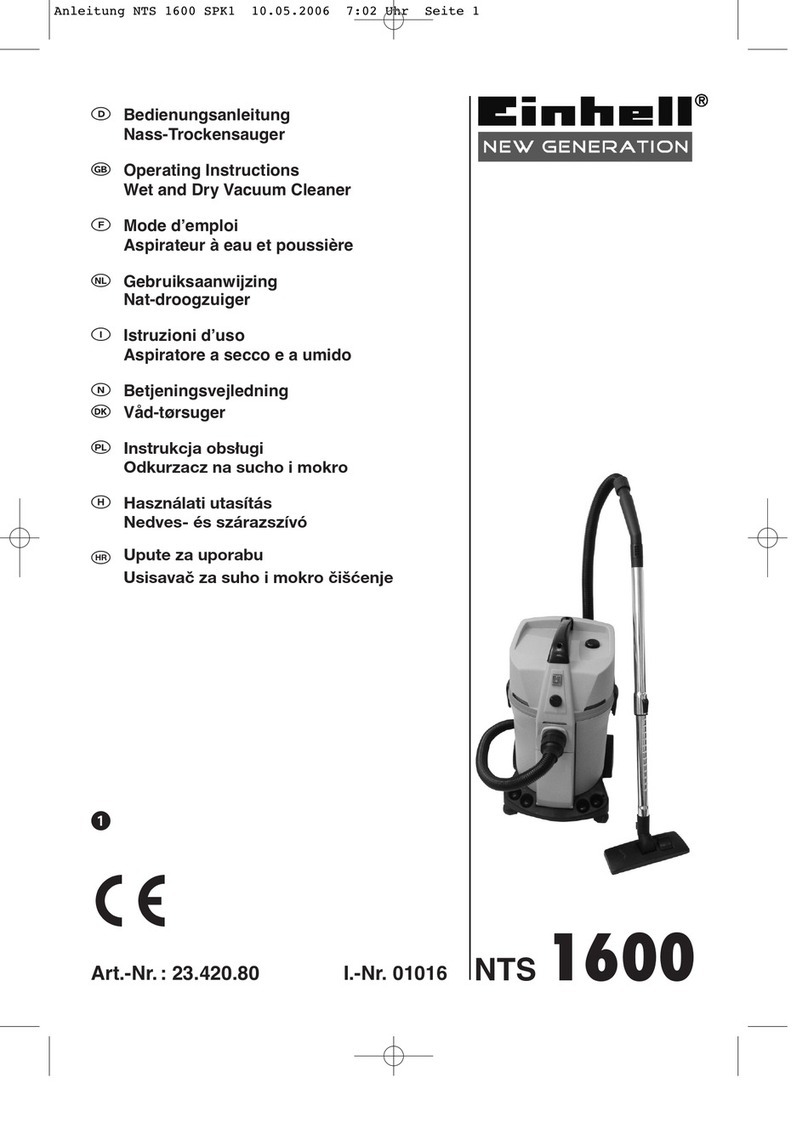 EINHELL NTS 1600 operating instructions