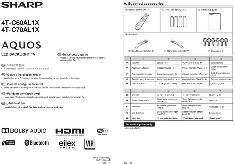 Sharp AQUOS 4T-C60AL1X Manual