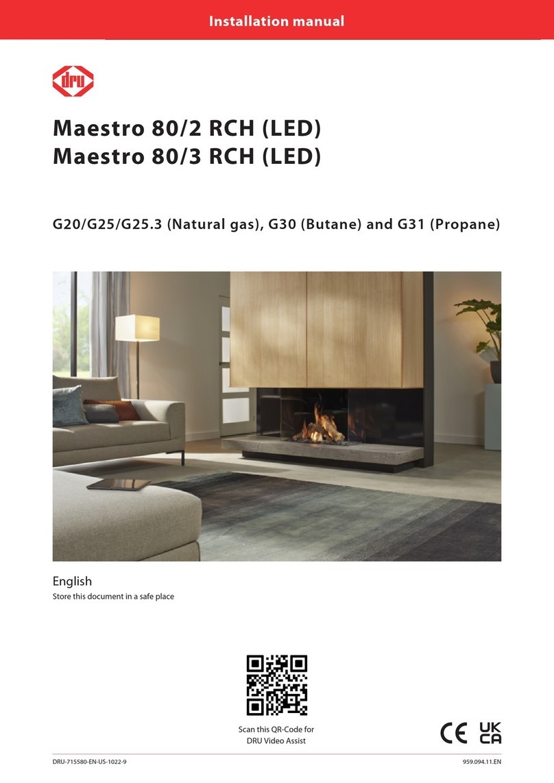Dru Maestro 80-3 RCH installation manual
